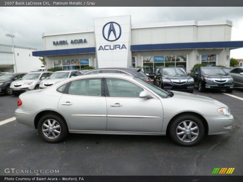 Platinum Metallic / Gray 2007 Buick LaCrosse CXL