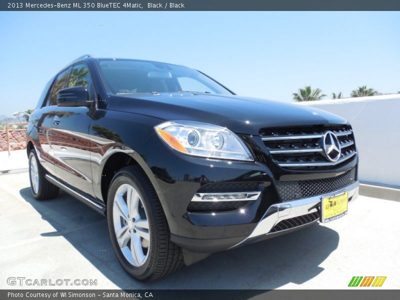 Black / Black 2013 Mercedes-Benz ML 350 BlueTEC 4Matic