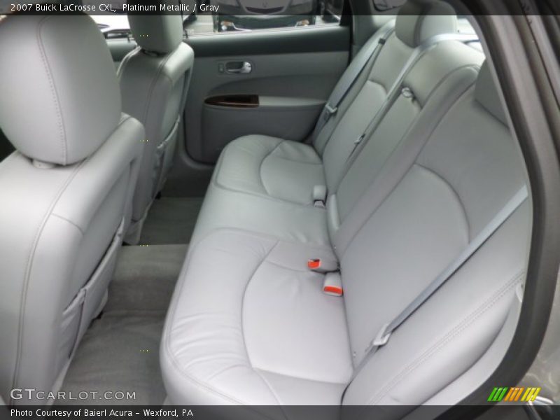 Rear Seat of 2007 LaCrosse CXL