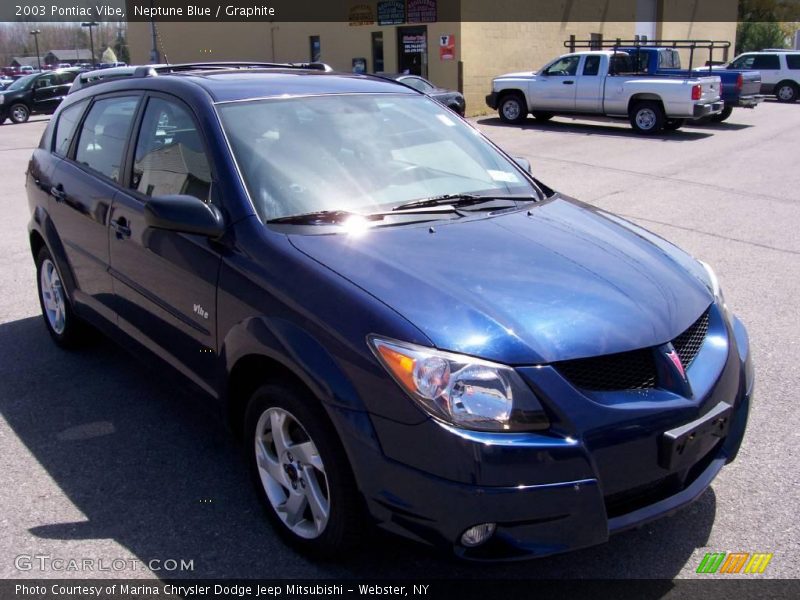 Neptune Blue / Graphite 2003 Pontiac Vibe