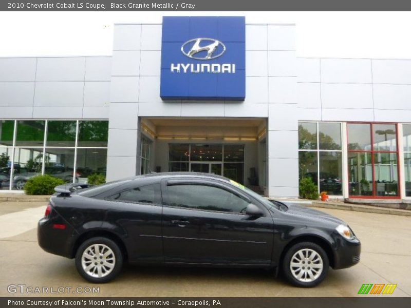 Black Granite Metallic / Gray 2010 Chevrolet Cobalt LS Coupe