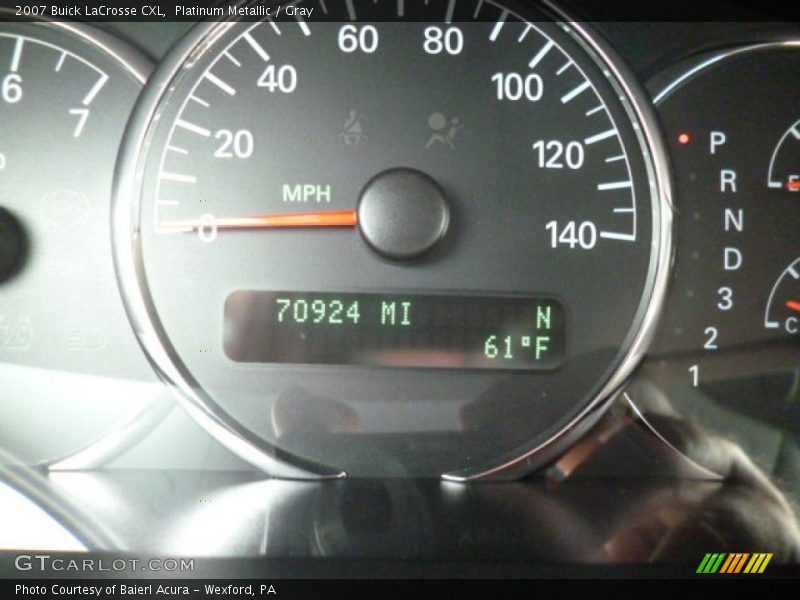 Platinum Metallic / Gray 2007 Buick LaCrosse CXL