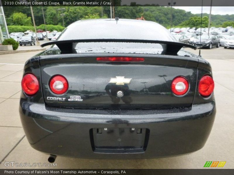 Black Granite Metallic / Gray 2010 Chevrolet Cobalt LS Coupe