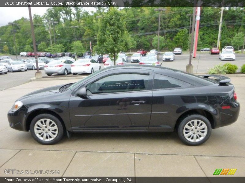 Black Granite Metallic / Gray 2010 Chevrolet Cobalt LS Coupe