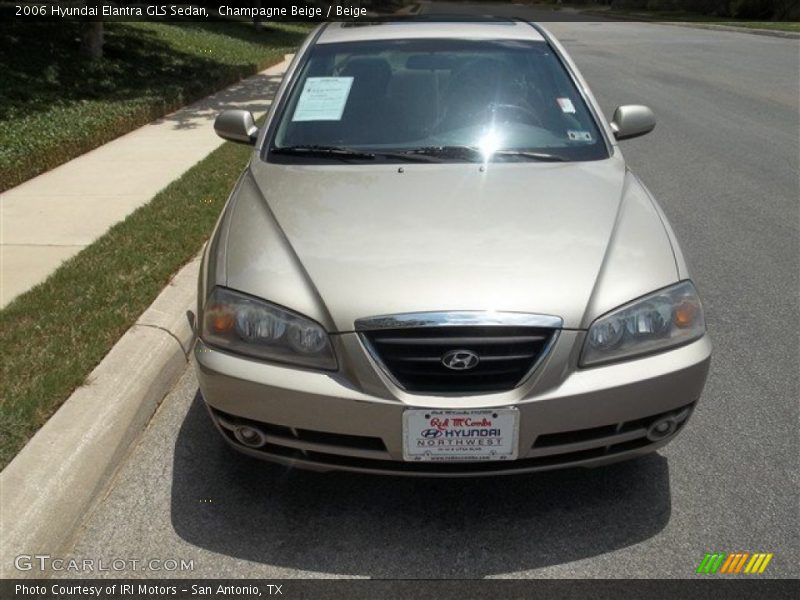 Champagne Beige / Beige 2006 Hyundai Elantra GLS Sedan