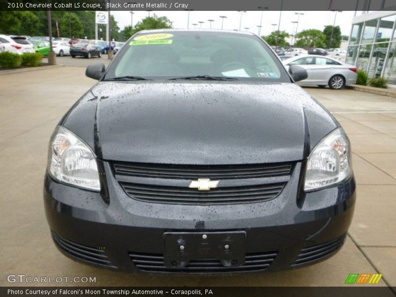 Black Granite Metallic / Gray 2010 Chevrolet Cobalt LS Coupe