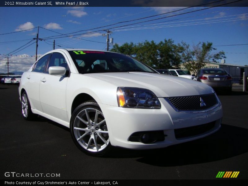 White Pearl / Black 2012 Mitsubishi Galant SE