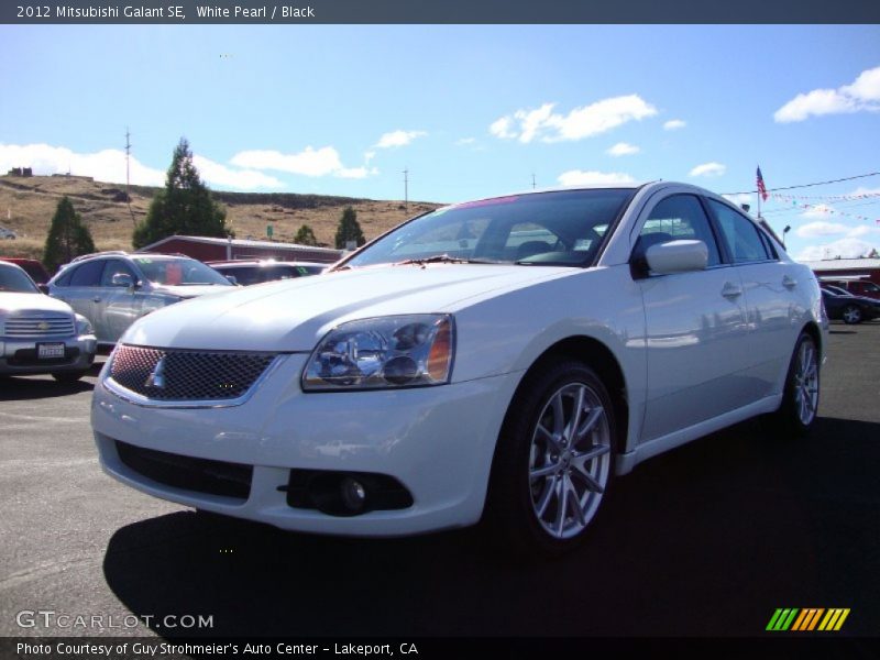 White Pearl / Black 2012 Mitsubishi Galant SE