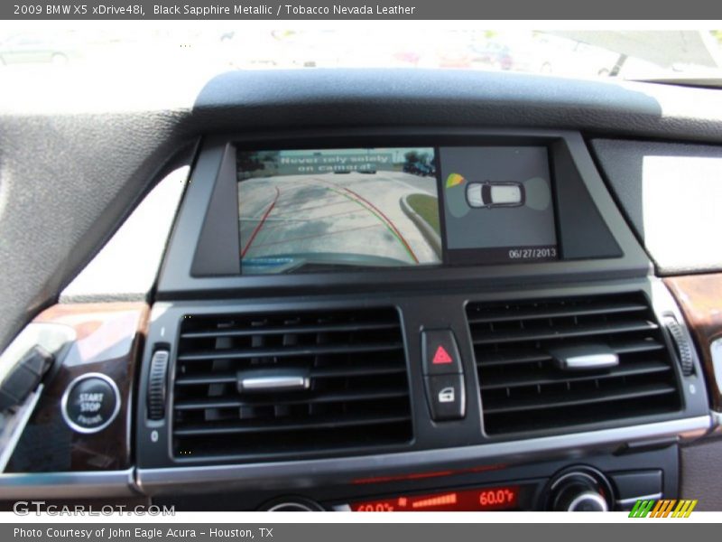 Black Sapphire Metallic / Tobacco Nevada Leather 2009 BMW X5 xDrive48i