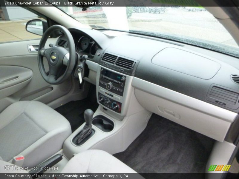 Black Granite Metallic / Gray 2010 Chevrolet Cobalt LS Coupe