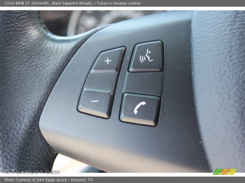 Black Sapphire Metallic / Tobacco Nevada Leather 2009 BMW X5 xDrive48i