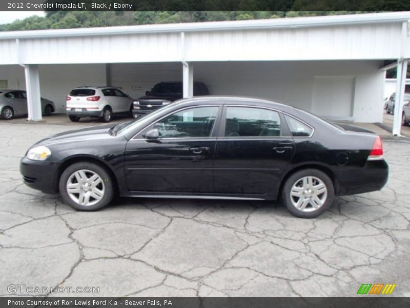 Black / Ebony 2012 Chevrolet Impala LT