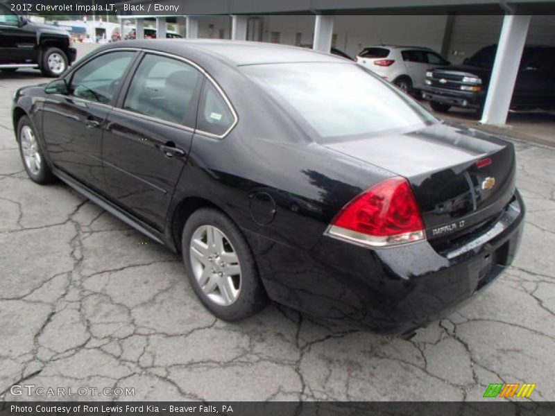 Black / Ebony 2012 Chevrolet Impala LT