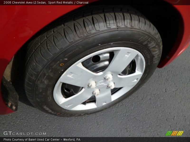 Sport Red Metallic / Charcoal 2008 Chevrolet Aveo LS Sedan