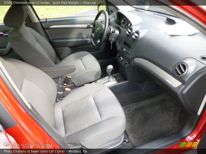  2008 Aveo LS Sedan Charcoal Interior