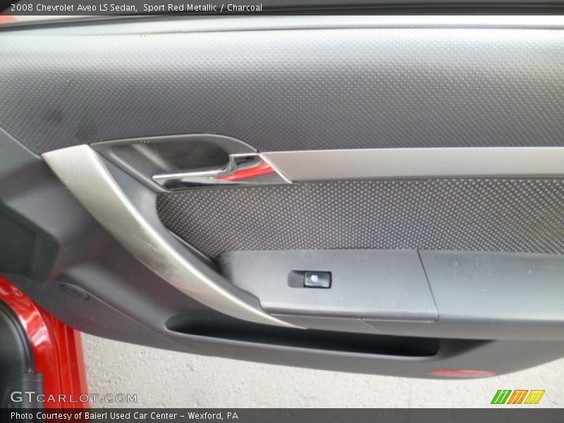 Sport Red Metallic / Charcoal 2008 Chevrolet Aveo LS Sedan