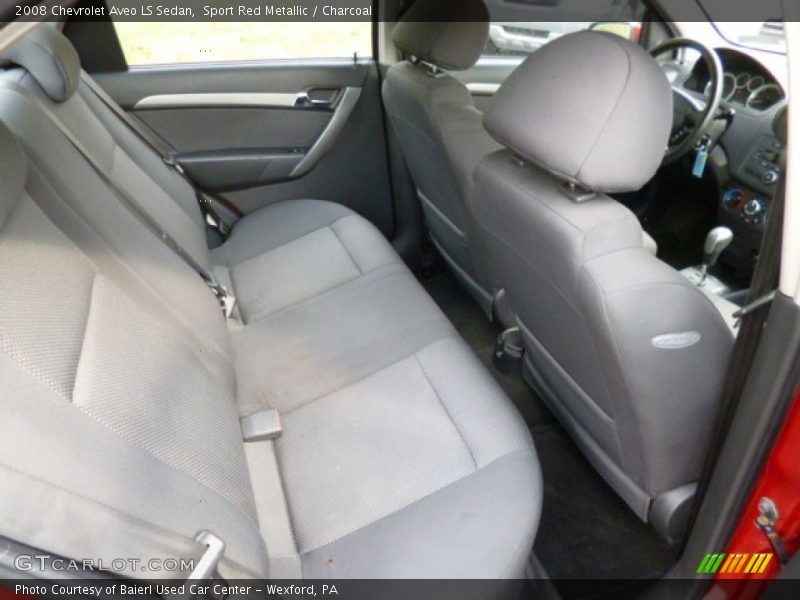 Sport Red Metallic / Charcoal 2008 Chevrolet Aveo LS Sedan