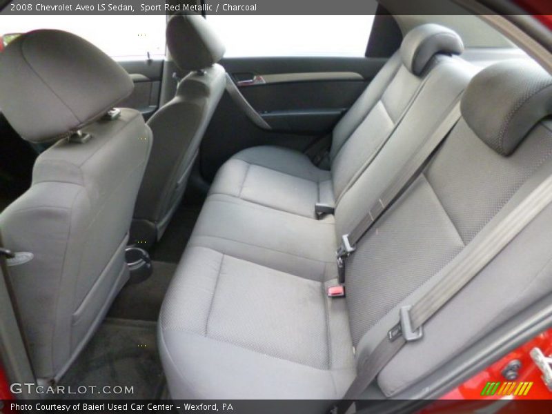 Sport Red Metallic / Charcoal 2008 Chevrolet Aveo LS Sedan
