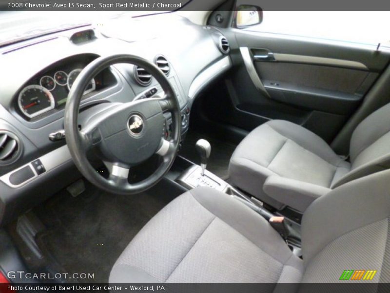 Charcoal Interior - 2008 Aveo LS Sedan 