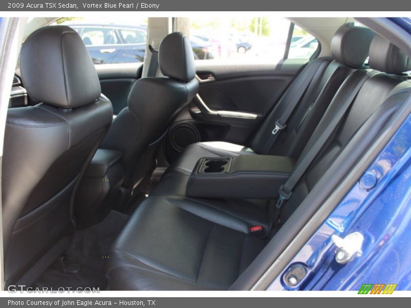 Vortex Blue Pearl / Ebony 2009 Acura TSX Sedan