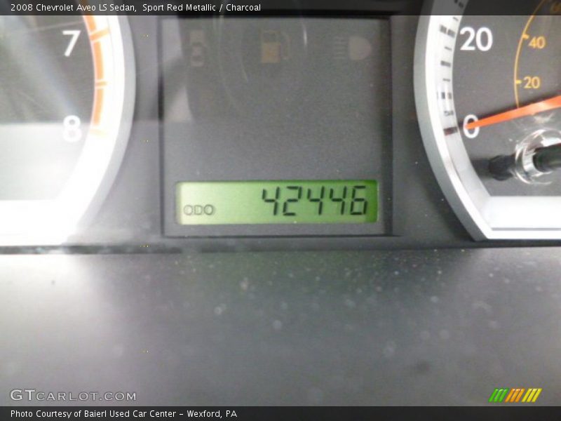 Sport Red Metallic / Charcoal 2008 Chevrolet Aveo LS Sedan