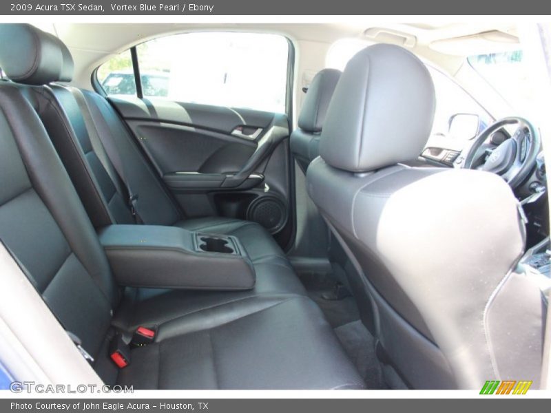 Vortex Blue Pearl / Ebony 2009 Acura TSX Sedan