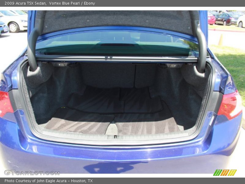 Vortex Blue Pearl / Ebony 2009 Acura TSX Sedan