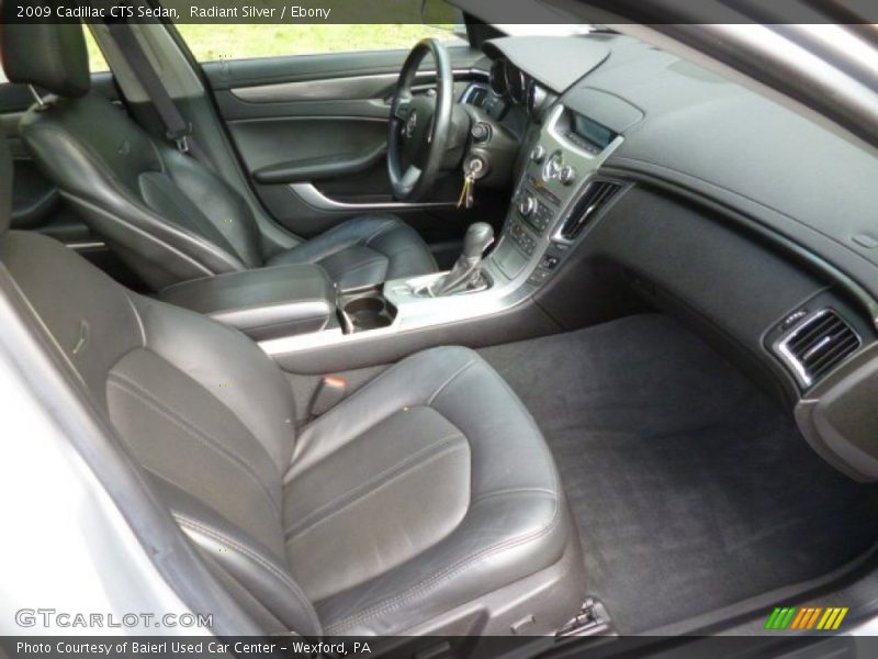 Radiant Silver / Ebony 2009 Cadillac CTS Sedan
