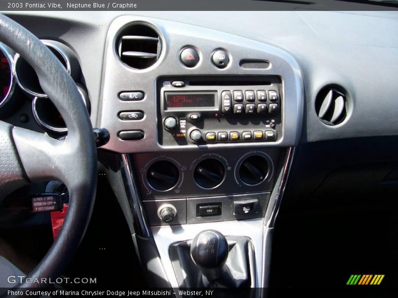 Neptune Blue / Graphite 2003 Pontiac Vibe