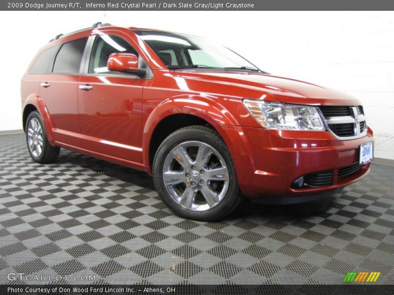 Inferno Red Crystal Pearl / Dark Slate Gray/Light Graystone 2009 Dodge Journey R/T