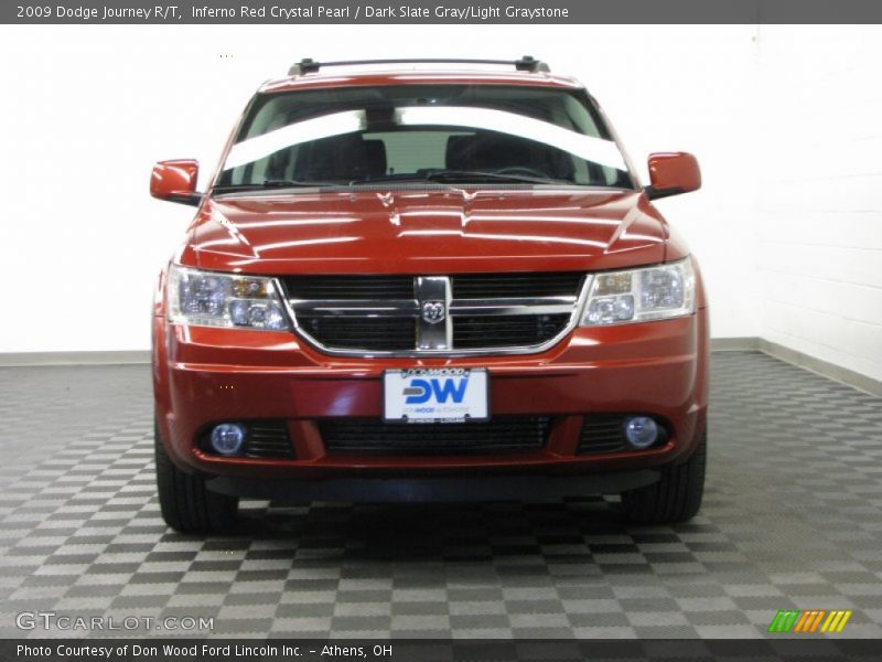 Inferno Red Crystal Pearl / Dark Slate Gray/Light Graystone 2009 Dodge Journey R/T