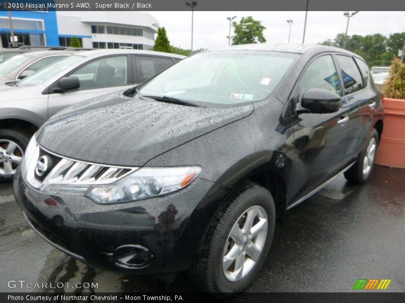 Super Black / Black 2010 Nissan Murano S AWD