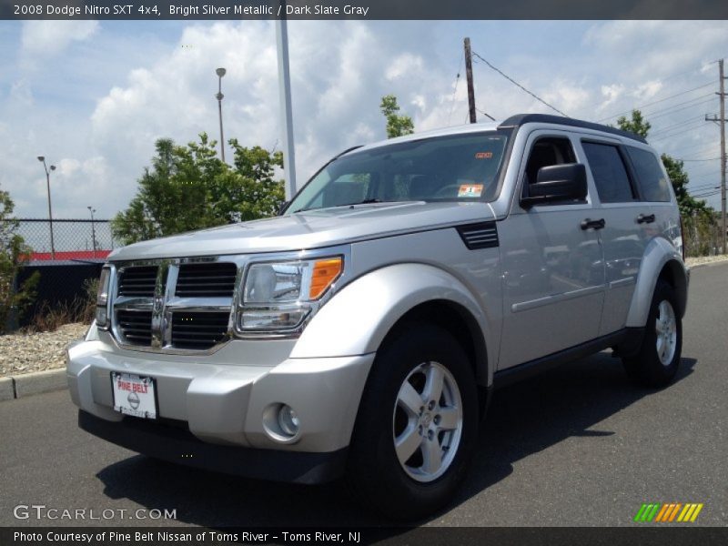 Bright Silver Metallic / Dark Slate Gray 2008 Dodge Nitro SXT 4x4