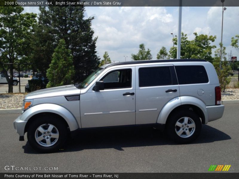 Bright Silver Metallic / Dark Slate Gray 2008 Dodge Nitro SXT 4x4
