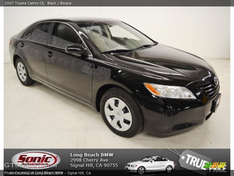 Black / Bisque 2007 Toyota Camry CE