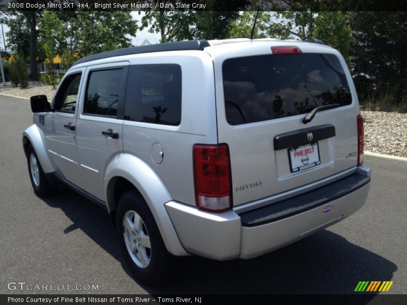 Bright Silver Metallic / Dark Slate Gray 2008 Dodge Nitro SXT 4x4