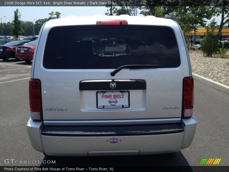 Bright Silver Metallic / Dark Slate Gray 2008 Dodge Nitro SXT 4x4