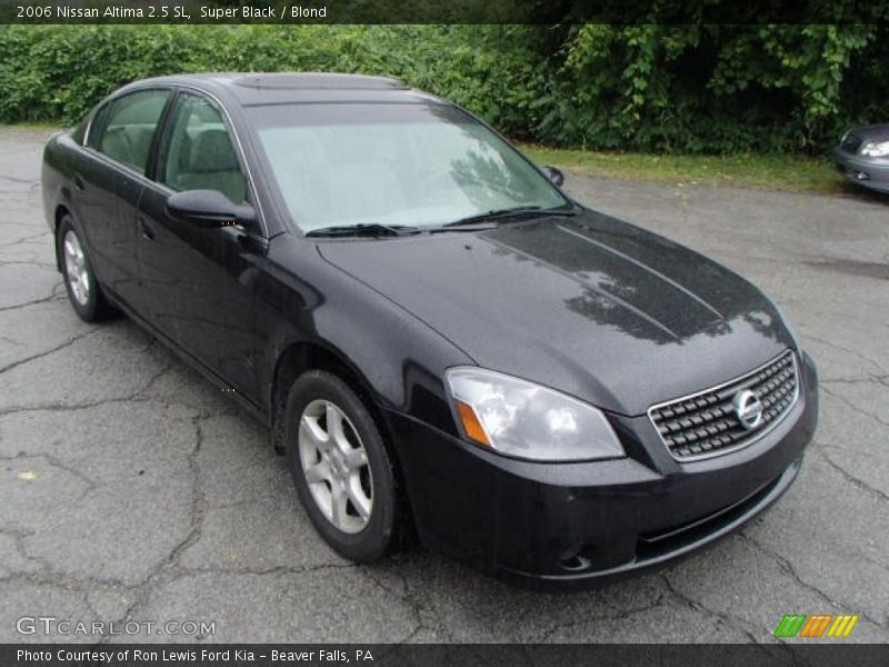Super Black / Blond 2006 Nissan Altima 2.5 SL