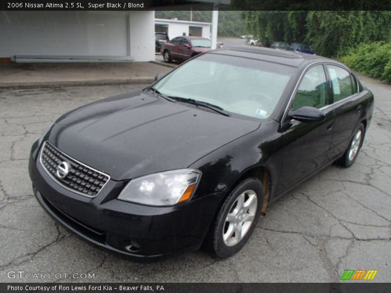 Super Black / Blond 2006 Nissan Altima 2.5 SL