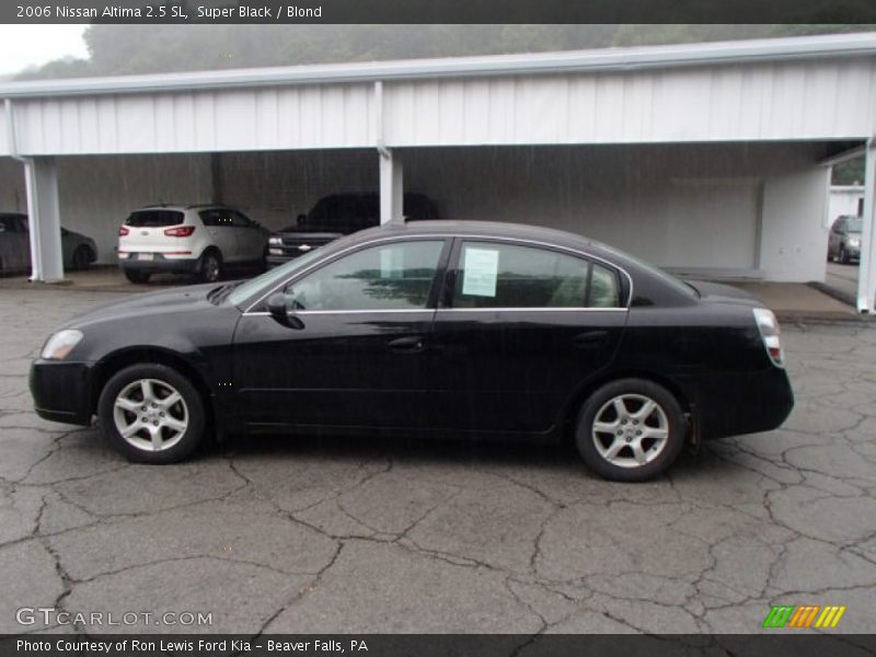 Super Black / Blond 2006 Nissan Altima 2.5 SL