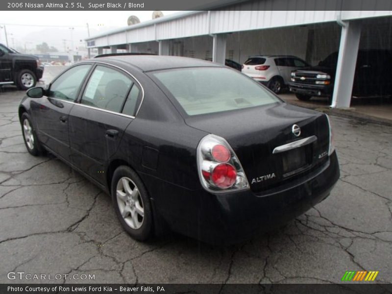 Super Black / Blond 2006 Nissan Altima 2.5 SL