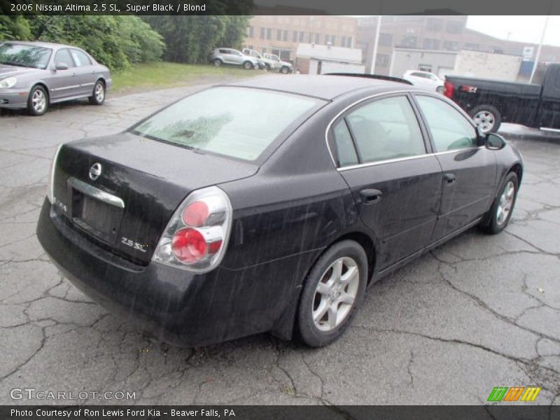 Super Black / Blond 2006 Nissan Altima 2.5 SL