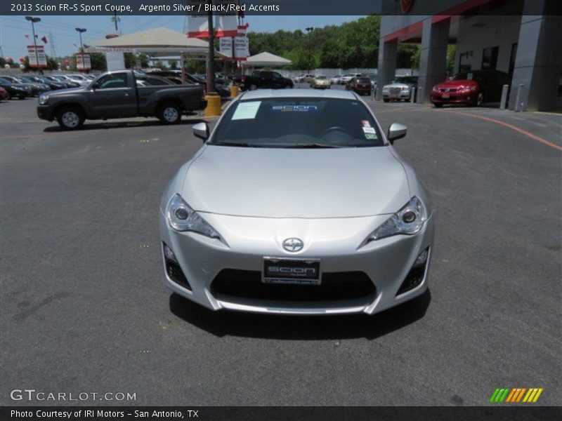 Argento Silver / Black/Red Accents 2013 Scion FR-S Sport Coupe
