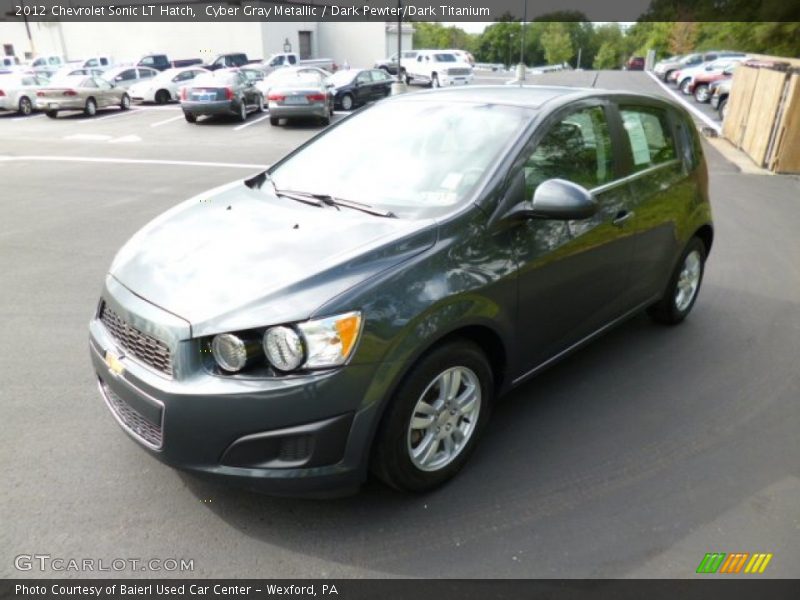 Cyber Gray Metallic / Dark Pewter/Dark Titanium 2012 Chevrolet Sonic LT Hatch