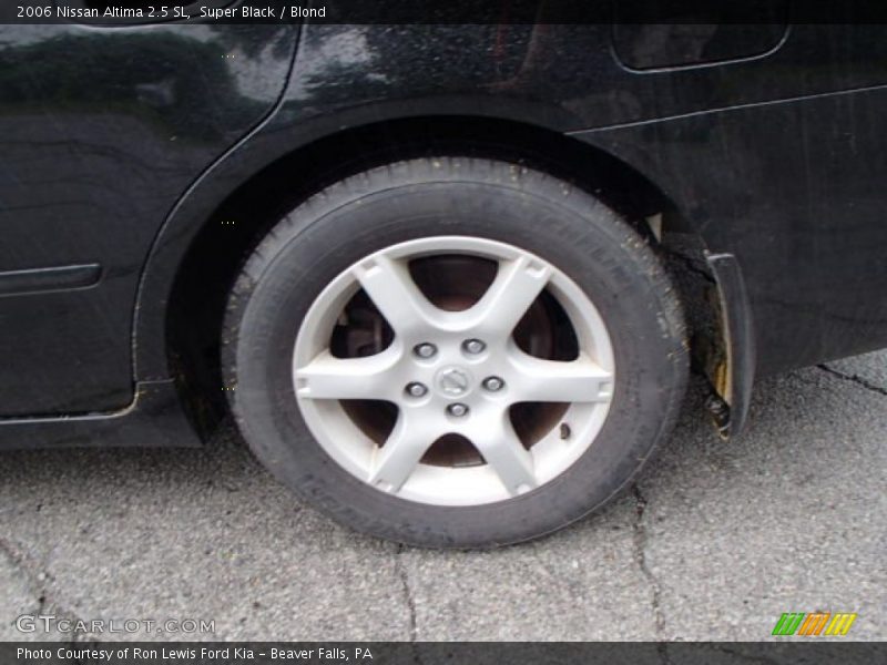 Super Black / Blond 2006 Nissan Altima 2.5 SL