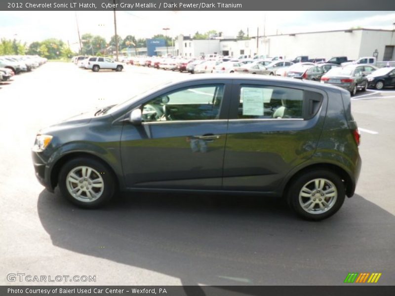 Cyber Gray Metallic / Dark Pewter/Dark Titanium 2012 Chevrolet Sonic LT Hatch
