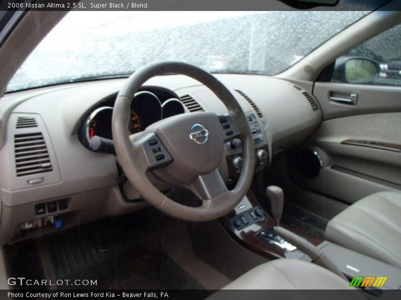 Super Black / Blond 2006 Nissan Altima 2.5 SL