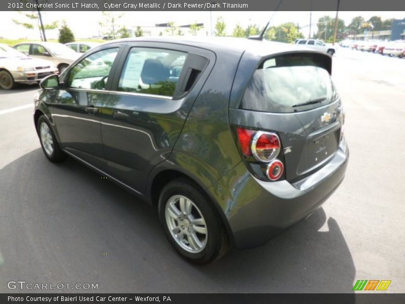 Cyber Gray Metallic / Dark Pewter/Dark Titanium 2012 Chevrolet Sonic LT Hatch