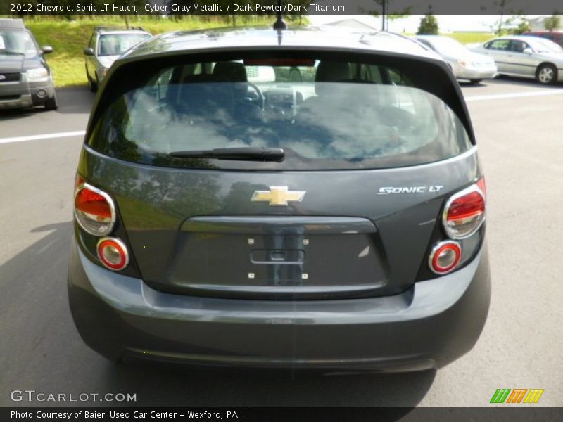 Cyber Gray Metallic / Dark Pewter/Dark Titanium 2012 Chevrolet Sonic LT Hatch