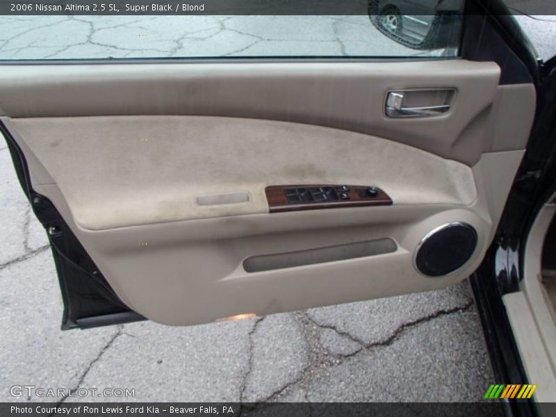 Super Black / Blond 2006 Nissan Altima 2.5 SL